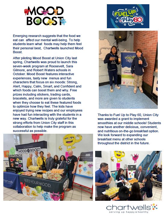 Nutrition Services Fall 2023 Newsletter